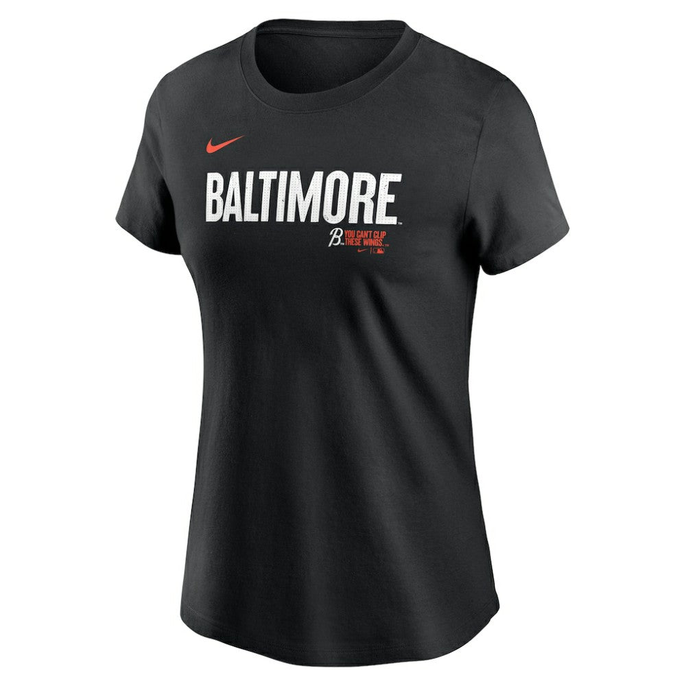Gunnar Henderson Baltimore Orioles Nike Women's 2024 City Connect Fuse Player Name & Number T-Shirt - Black T-shirts