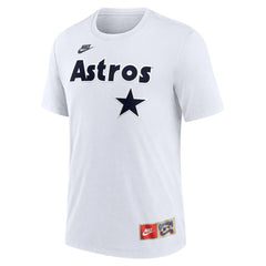 Nolan Ryan Houston Astros Nike Cooperstown Collection Name & Number Tri-Blend T-Shirt - White T-shirts