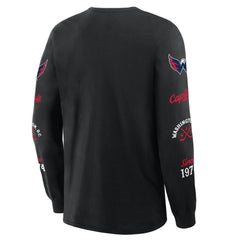 NHL Washington Capitals Fanatics Boxed In Legacy Long Sleeve T-Shirt - Black