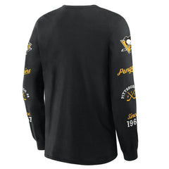 NHL Pittsburgh Penguins Fanatics Boxed In Legacy Long Sleeve T-Shirt - Black