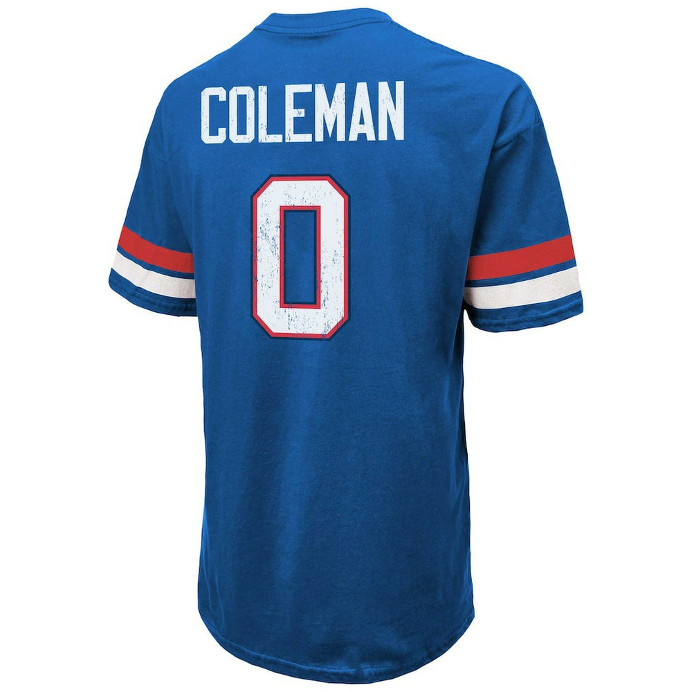 Keon Coleman Buffalo Bills Majestic Threads Name & Number Oversized Fit T-Shirt Royal