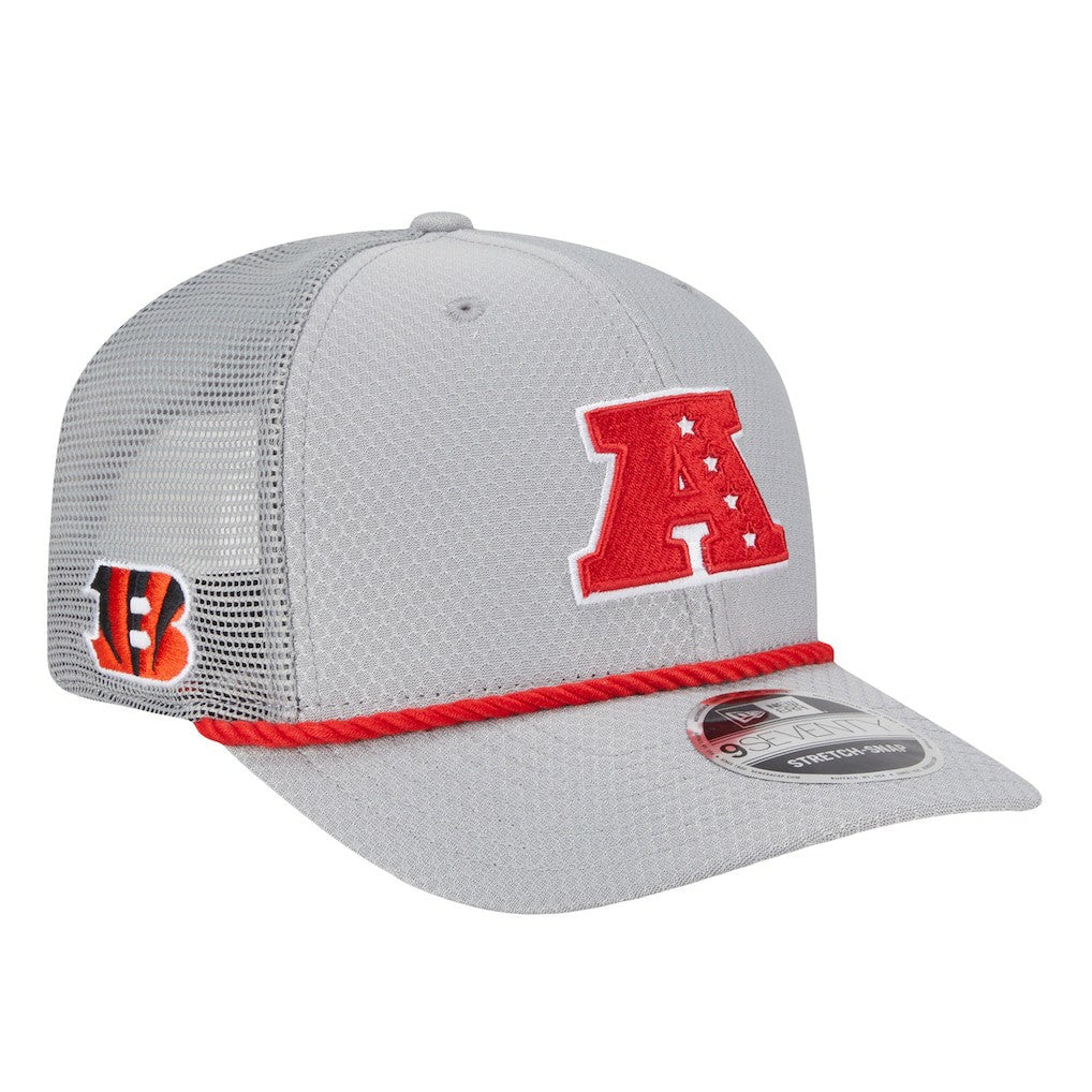 Cincinnati Bengals New Era 2025 Pro Bowl 9SEVENTY Stretch-Snap Hat Gray
