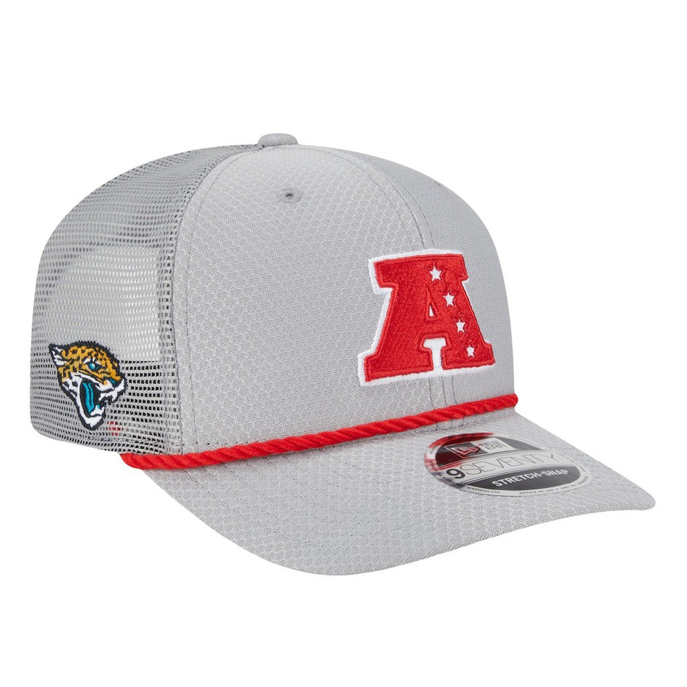Jacksonville Jaguars New Era 2025 Pro Bowl 9SEVENTY Stretch-Snap Hat Gray