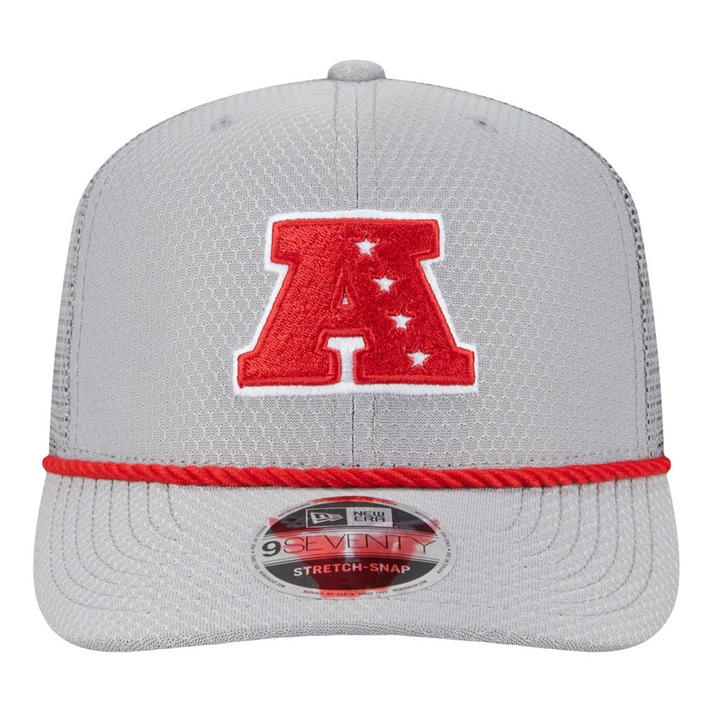 Kansas City Chiefs New Era 2025 Pro Bowl 9SEVENTY Stretch-Snap Hat Gray