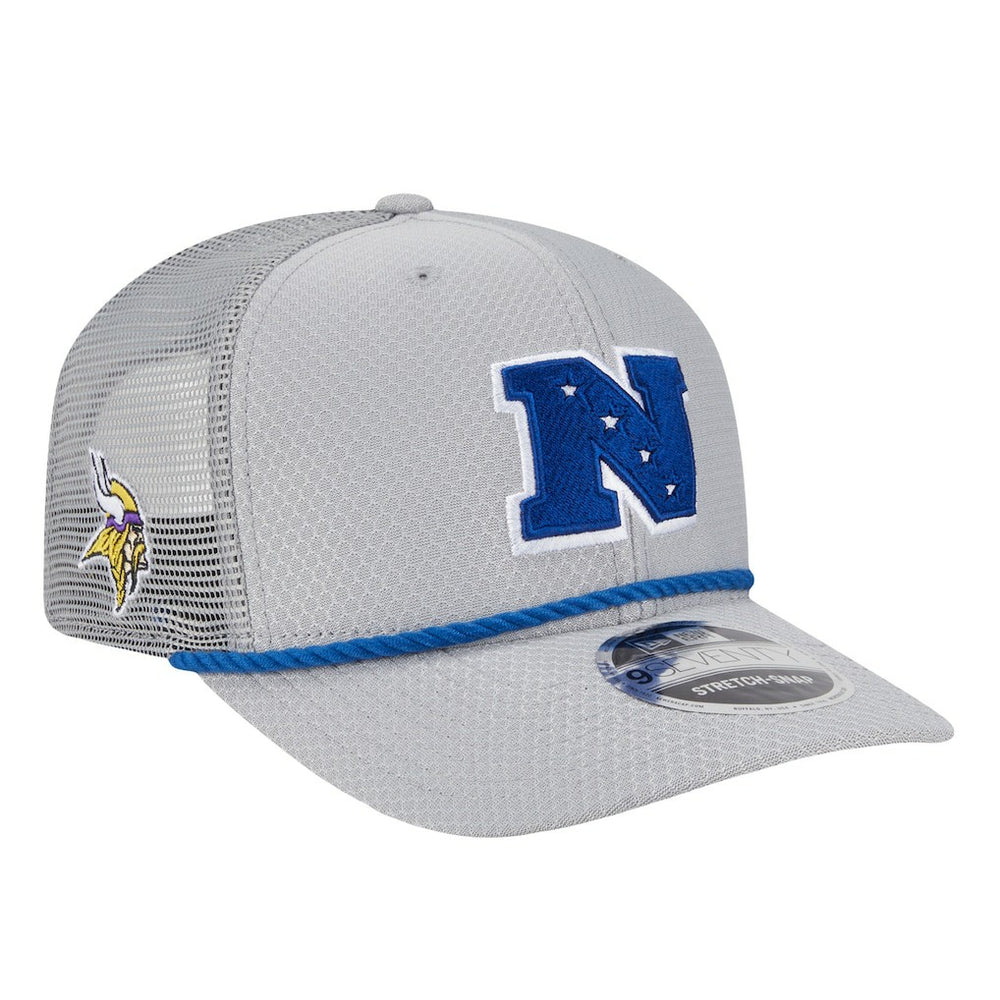 Minnesota Vikings New Era 2025 Pro Bowl 9SEVENTY Stretch-Snap Hat Gray
