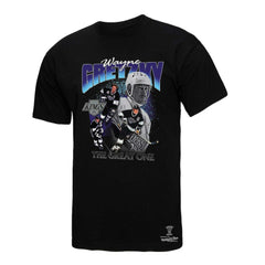 NHL Wayne Gretzky Los Angeles Kings Mitchell & Ness Player Collage T-Shirt - Black