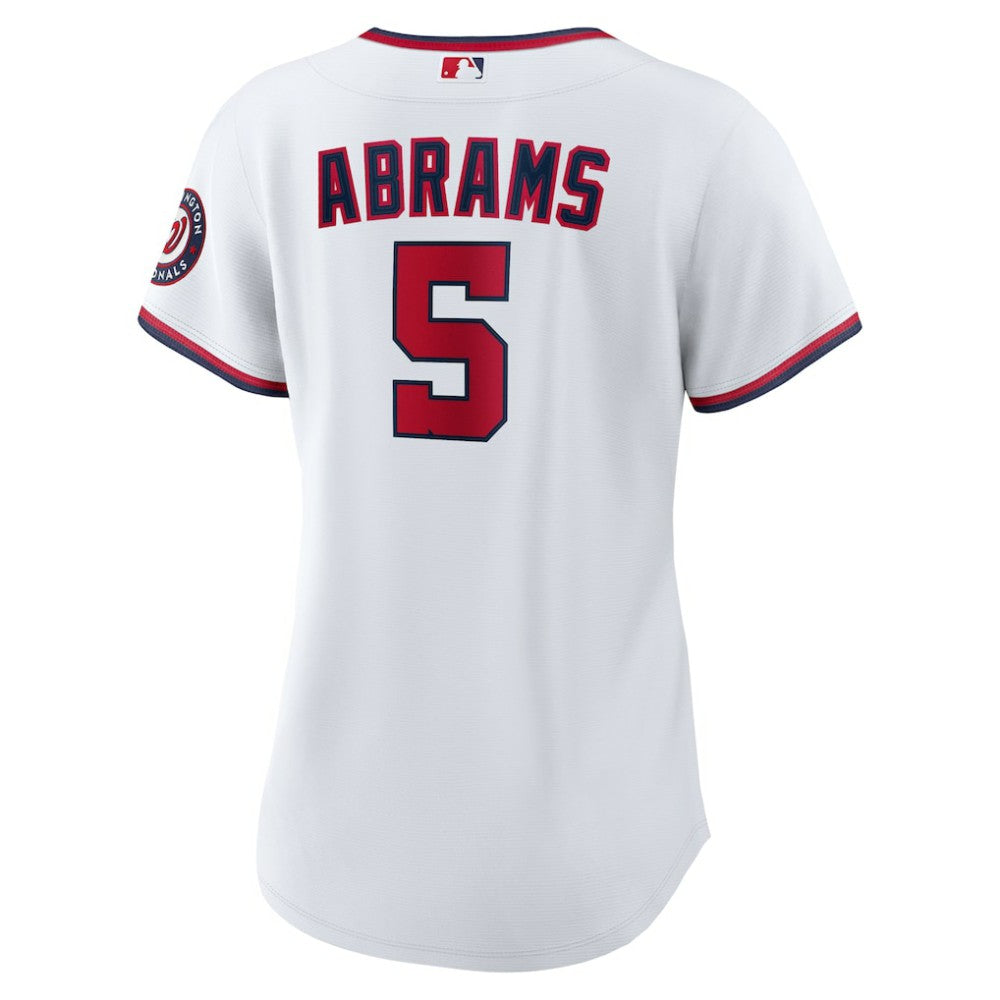CJ Abrams Washington Nationals Nike Women's Home Replica Player Jersey - White Jerseys