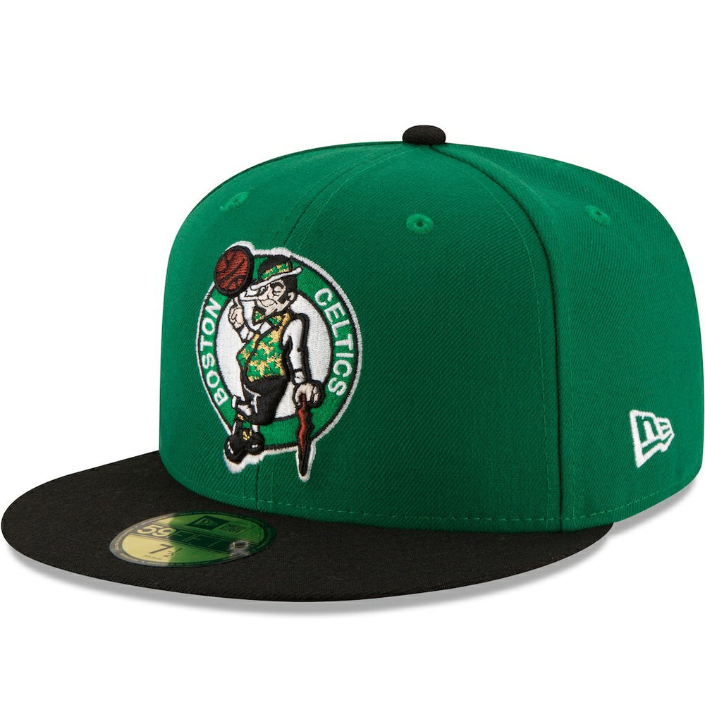 Boston Celtics 2024 NBA Finals Champions Side Patch 59FIFTY Fitted Hat Kelly Green/Black