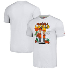 Cincinnati Bengals NFL x Homage x Beavis and Butt-Head Unisex Tri-Blend T-Shirt – Ash