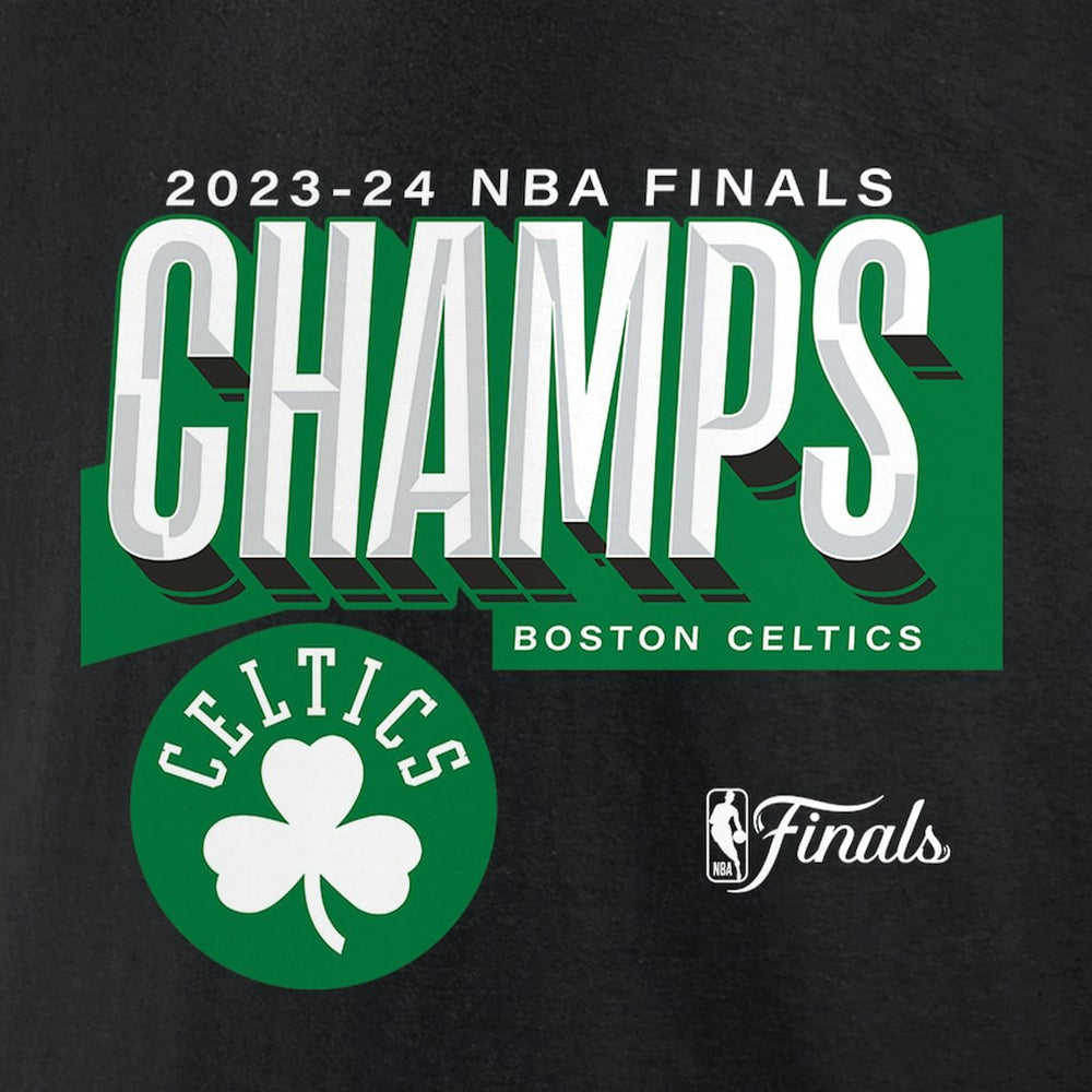 Boston Celtics 2024 NBA Finals Champions Big & Tall Pick & Roll Defense T-Shirt Black