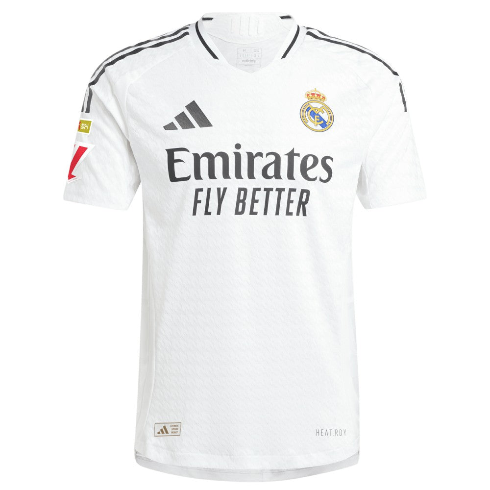 Kylian Mbappé Real Madrid 2024/25 Home Player Jersey White