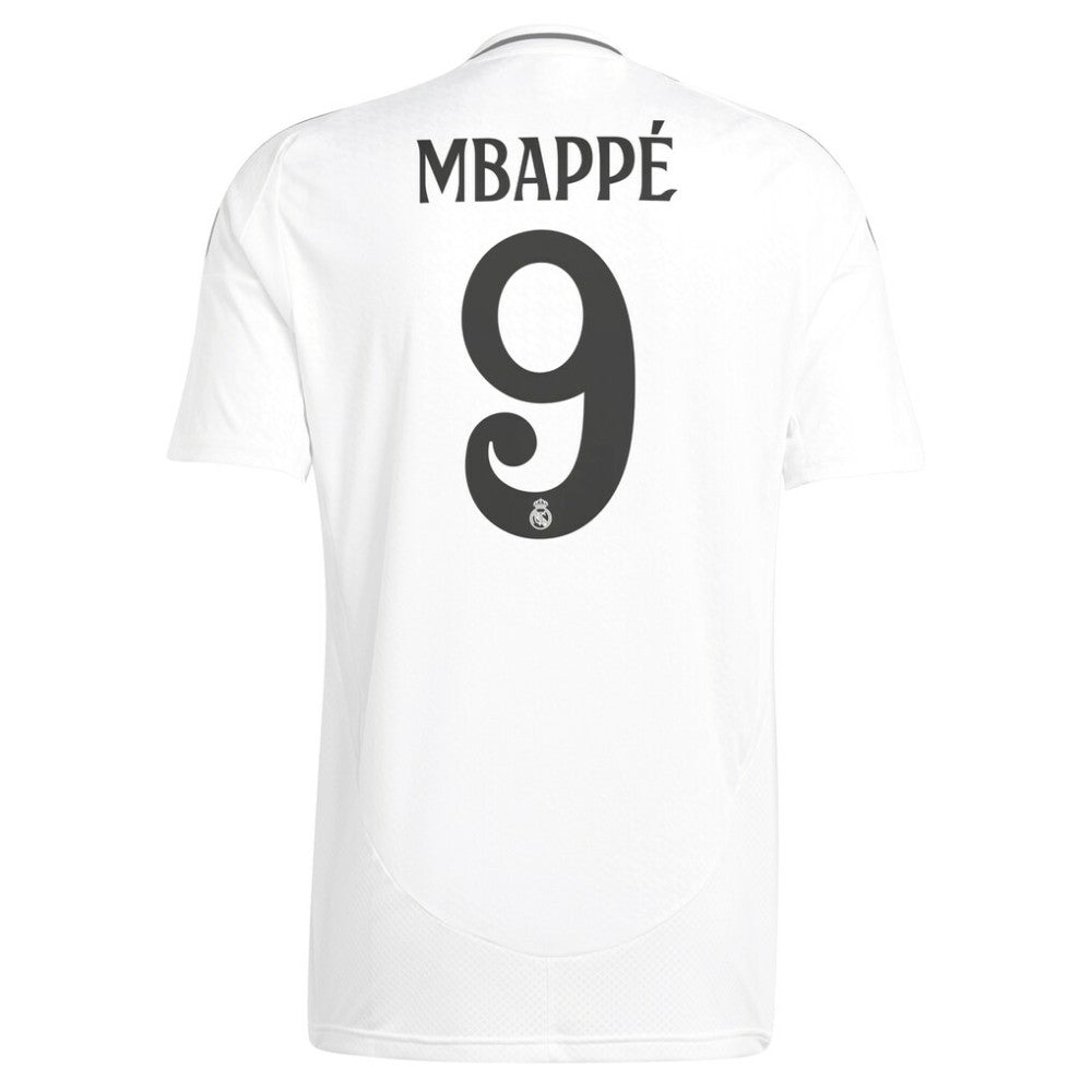 Kylian Mbappé Real Madrid 2024/25 Home Replica Player Jersey White