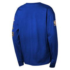 Philadelphia 76ers Youth Hardwood Classics All Over Long Sleeve T-Shirt Royal