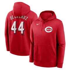 Elly De La Cruz Cincinnati Reds Nike Player Name & Number Club Pullover Hoodie - Red Hoodies