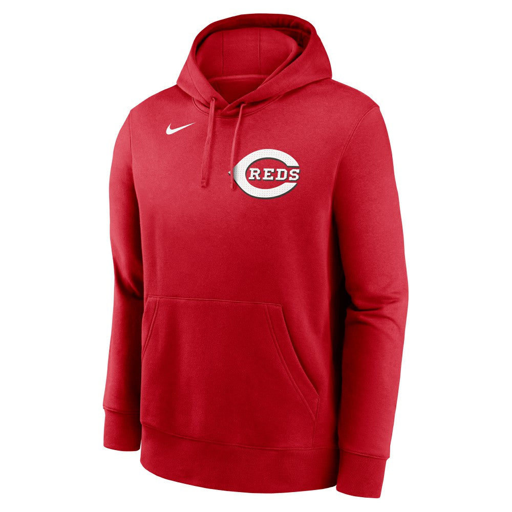 Elly De La Cruz Cincinnati Reds Nike Player Name & Number Club Pullover Hoodie - Red Hoodies