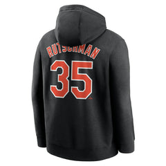 Adley Rutschman Baltimore Orioles Nike Player Name & Number Club Pullover Hoodie - Black Hoodies