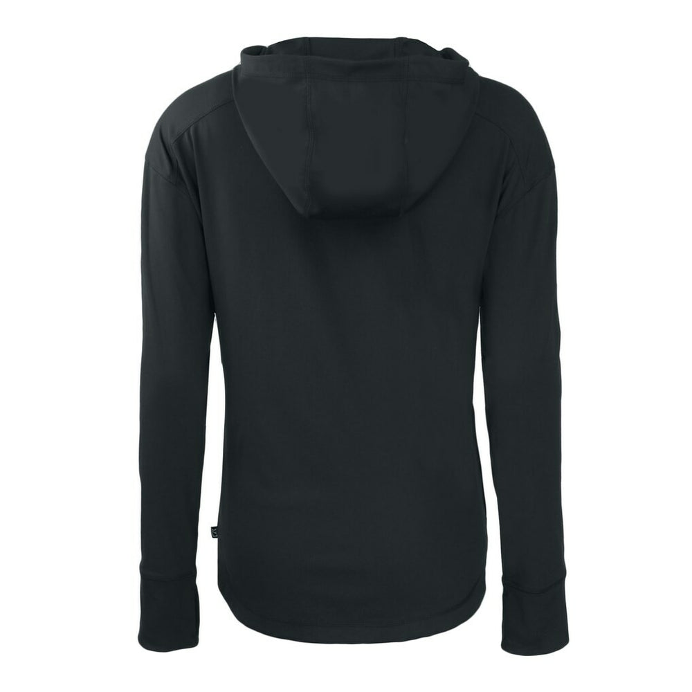 New York Jets Cutter & Buck Women's Primary Logo Daybreak Eco Recycled Full-Zip Hoodie Jacket Black