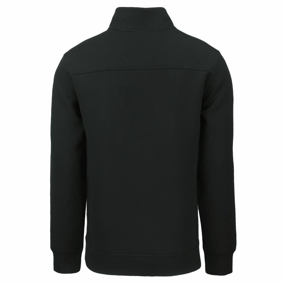 New York Jets Cutter & Buck Primary Logo Roam Eco Recycled Quarter-Zip Pullover Top Black