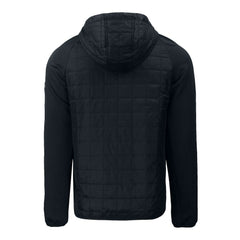 New York Jets Cutter & Buck Primary Logo Rainier PrimaLoft Eco Full-Zip Hybrid Jacket Black