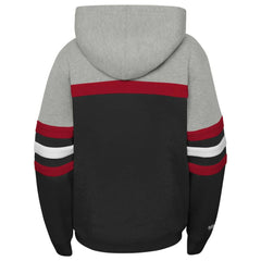NHL Detroit Red Wings Mitchell & Ness Youth Head Coach Pullover Hoodie - Black