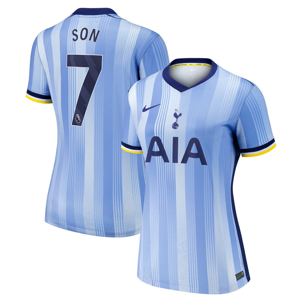 Son Heung-Min Tottenham Hotspur Women's 2024/25 Away Replica Player Jersey Blue