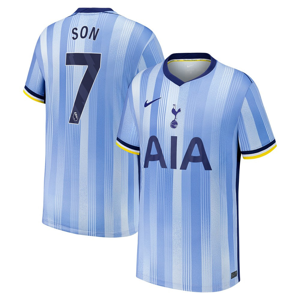 Son Heung-Min Tottenham Hotspur Youth 2024/25 Away Replica Player Jersey Blue