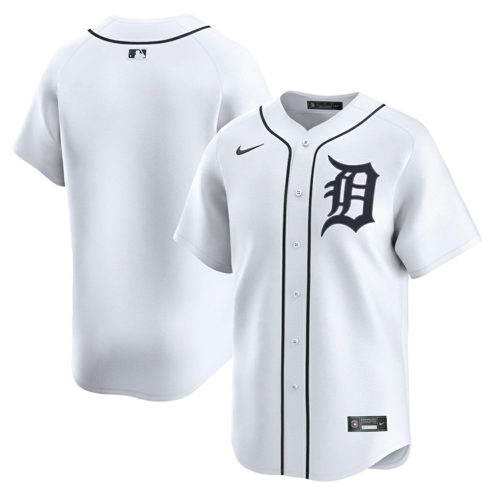 Detroit Tigers Nike Home Limited Jersey - White Jerseys