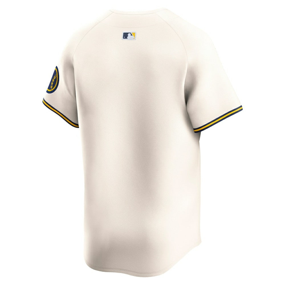Milwaukee Brewers Nike Home Limited Jersey - Cream Jerseys