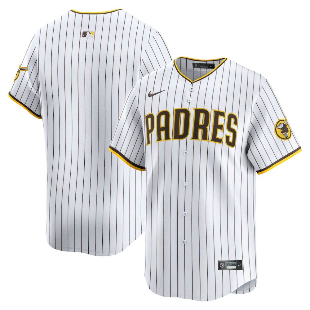 San Diego Padres Nike Home Limited Jersey - White Jerseys