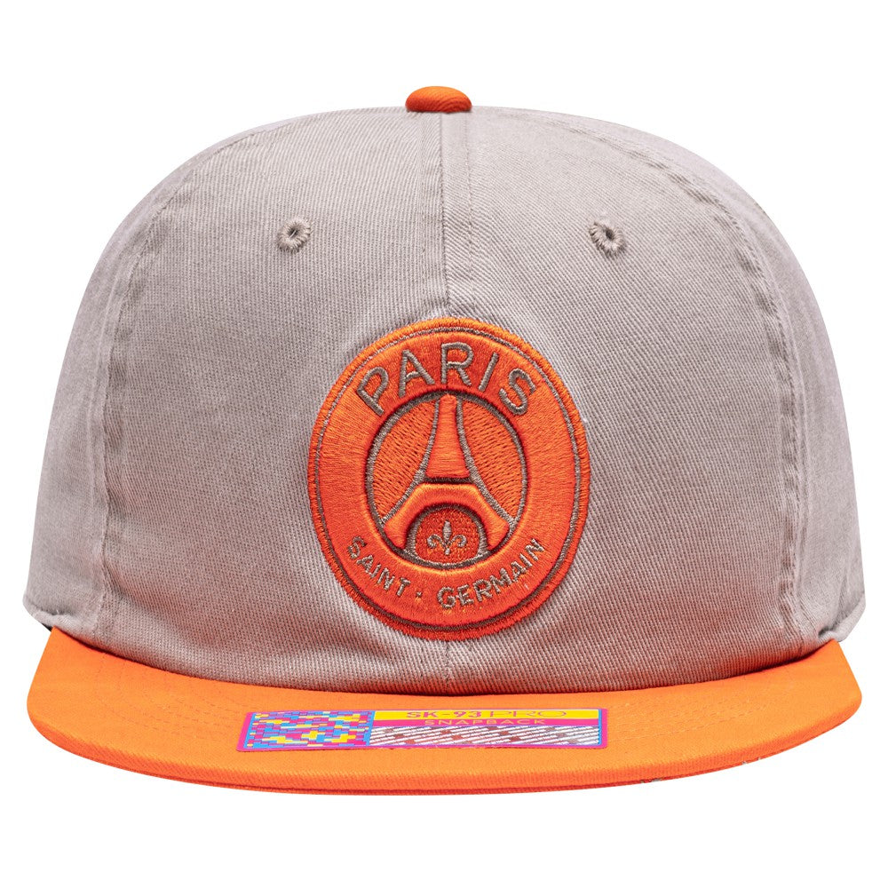 Paris Saint-Germain Fan Ink Wander Snapback Hat Tan/Orange shop