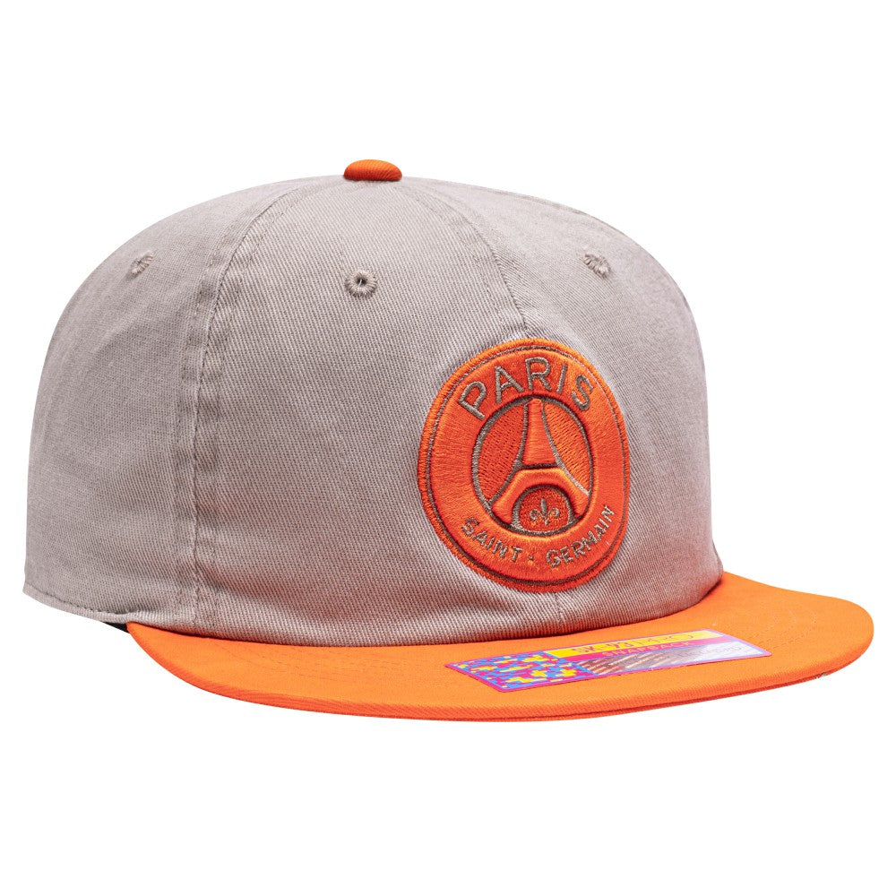 Paris Saint-Germain Fan Ink Wander Snapback Hat Tan/Orange shop