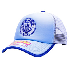 Manchester City Destiny Trucker Adjustable Hat Light Blue shop