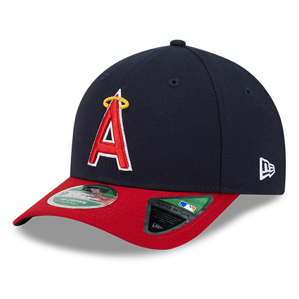 Los Angeles Angels New Era Player Replica 9FORTY Adjustable Hat - Navy/Red Hats