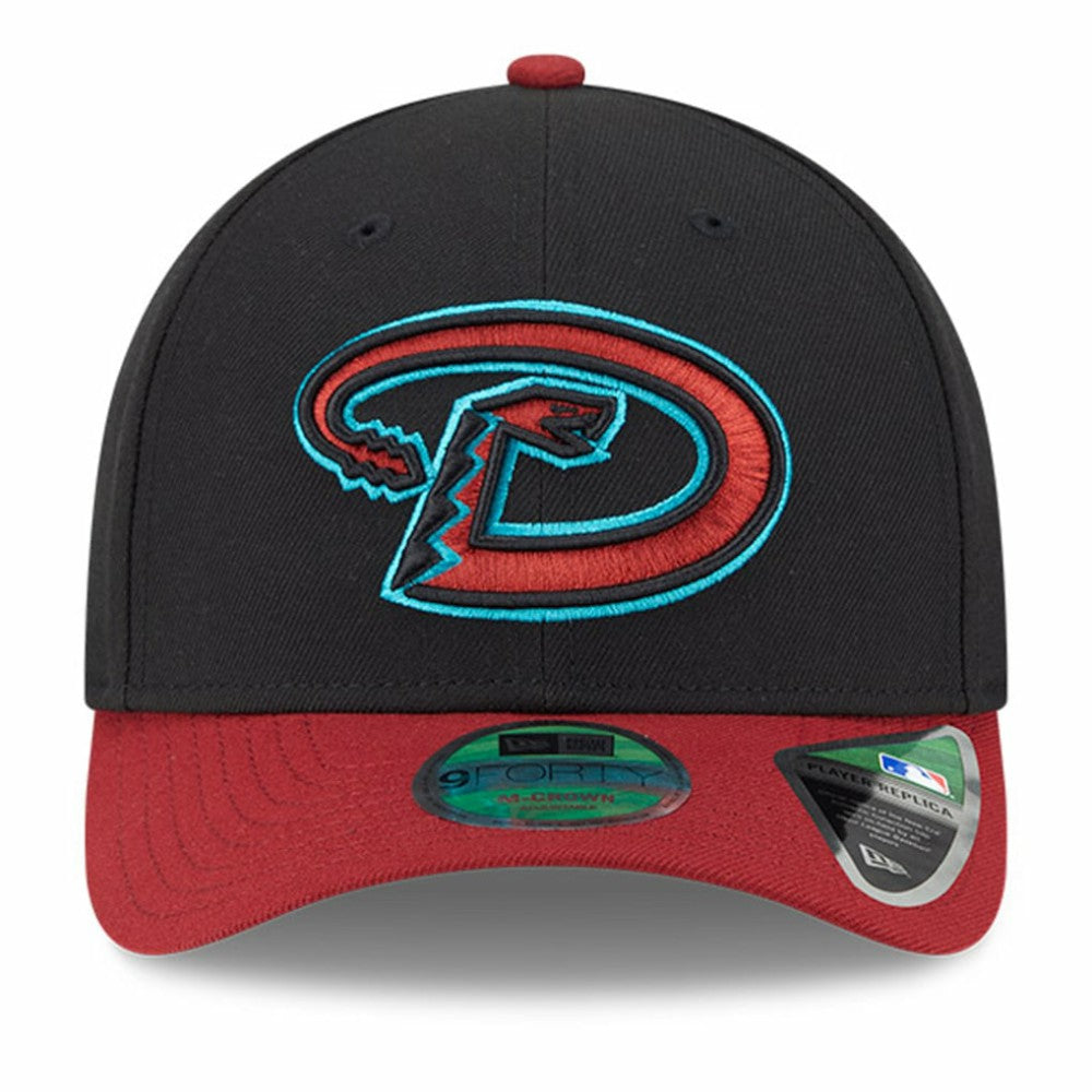 Arizona Diamondbacks New Era Player Replica 9FORTY Adjustable Hat - Black/Red Hats