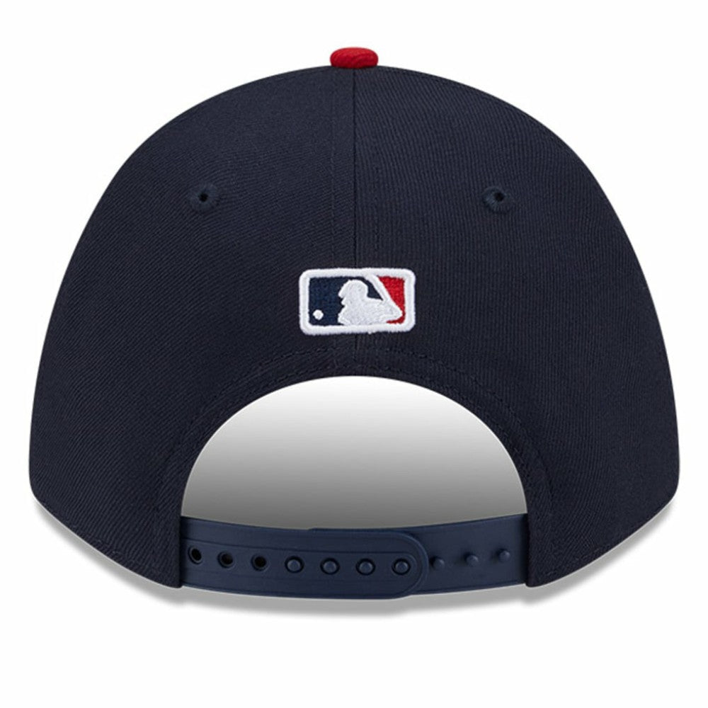 Atlanta Braves New Era Player Replica 9FORTY Adjustable Hat - Navy Hats