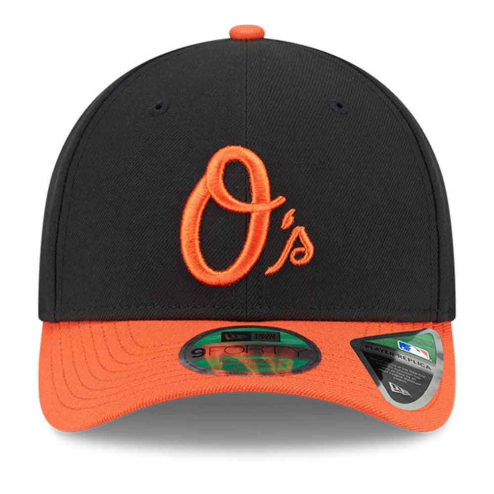 Baltimore Orioles New Era Player Replica 9FORTY Adjustable Hat - Black Hats