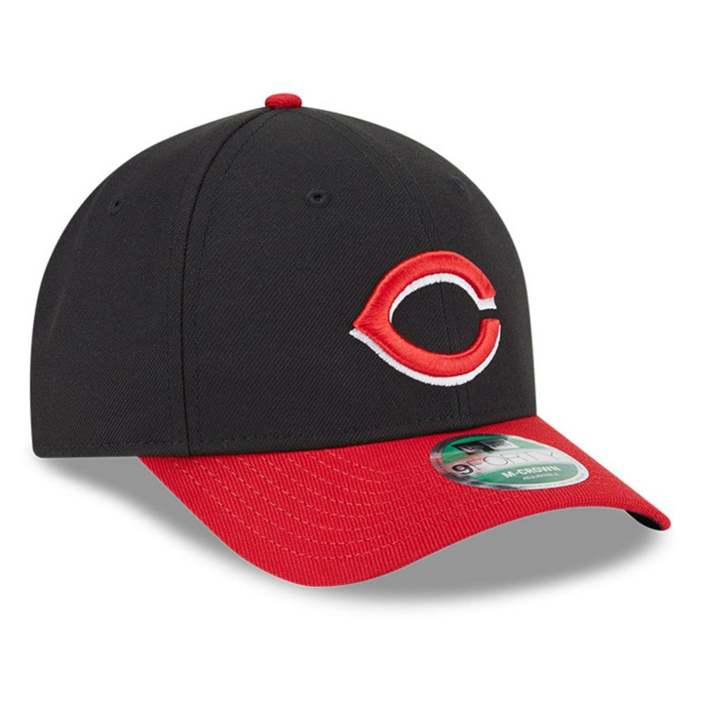 Cincinnati Reds New Era Player Replica 9FORTY Adjustable Hat - Black/Red Hats