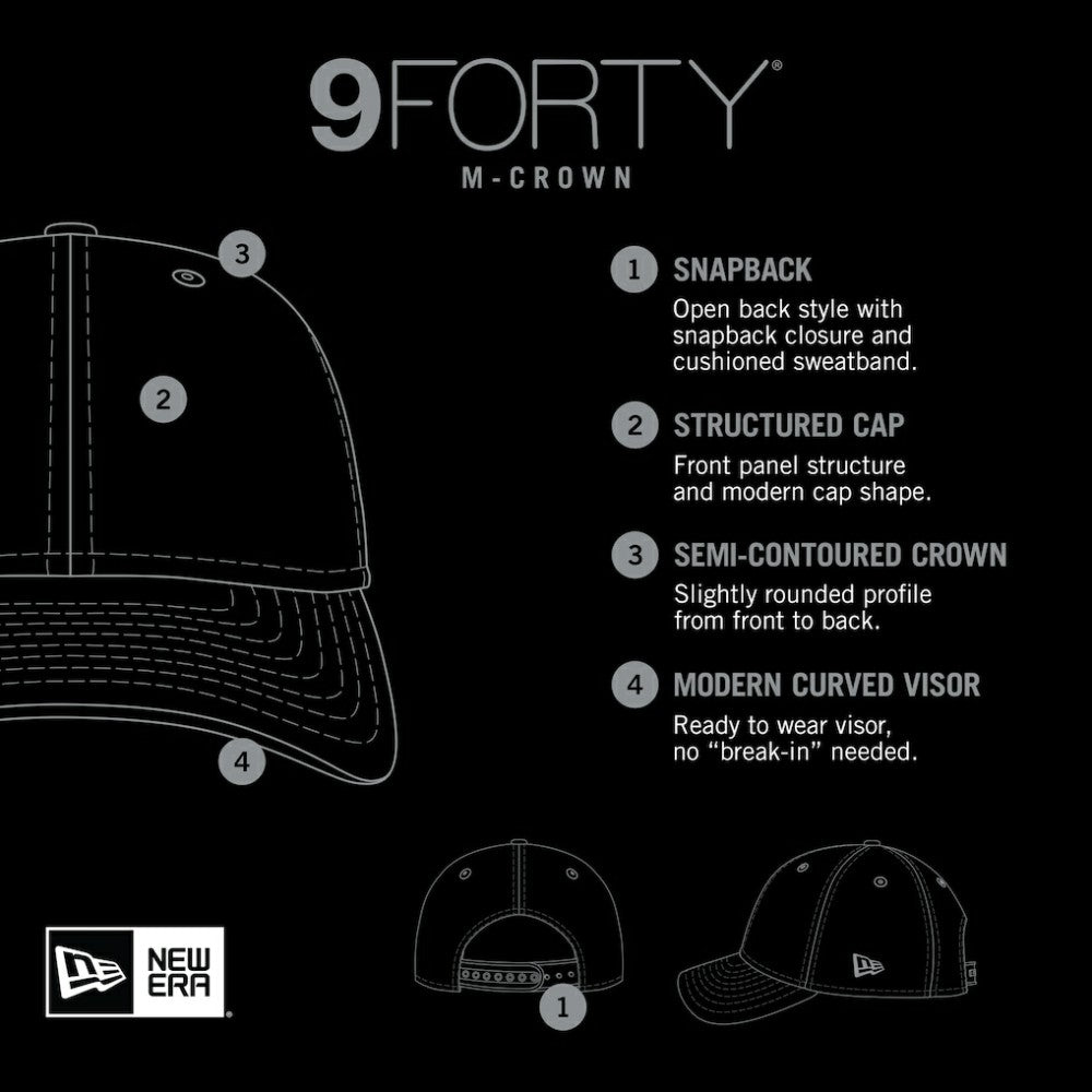 Cincinnati Reds New Era Player Replica 9FORTY Adjustable Hat - Black/Red Hats