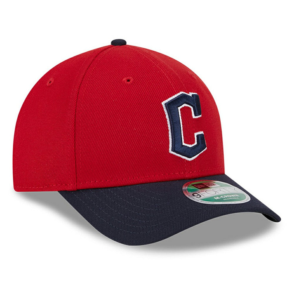 Cleveland Guardians New Era Replica 9FORTY Adjustable Hat - Red/Black Hats