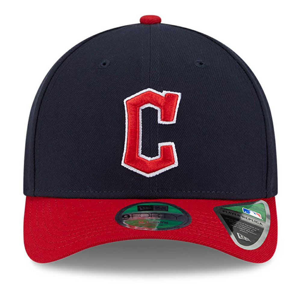 Cleveland Guardians New Era Player Replica 9FORTY Adjustable Hat - Navy Hats