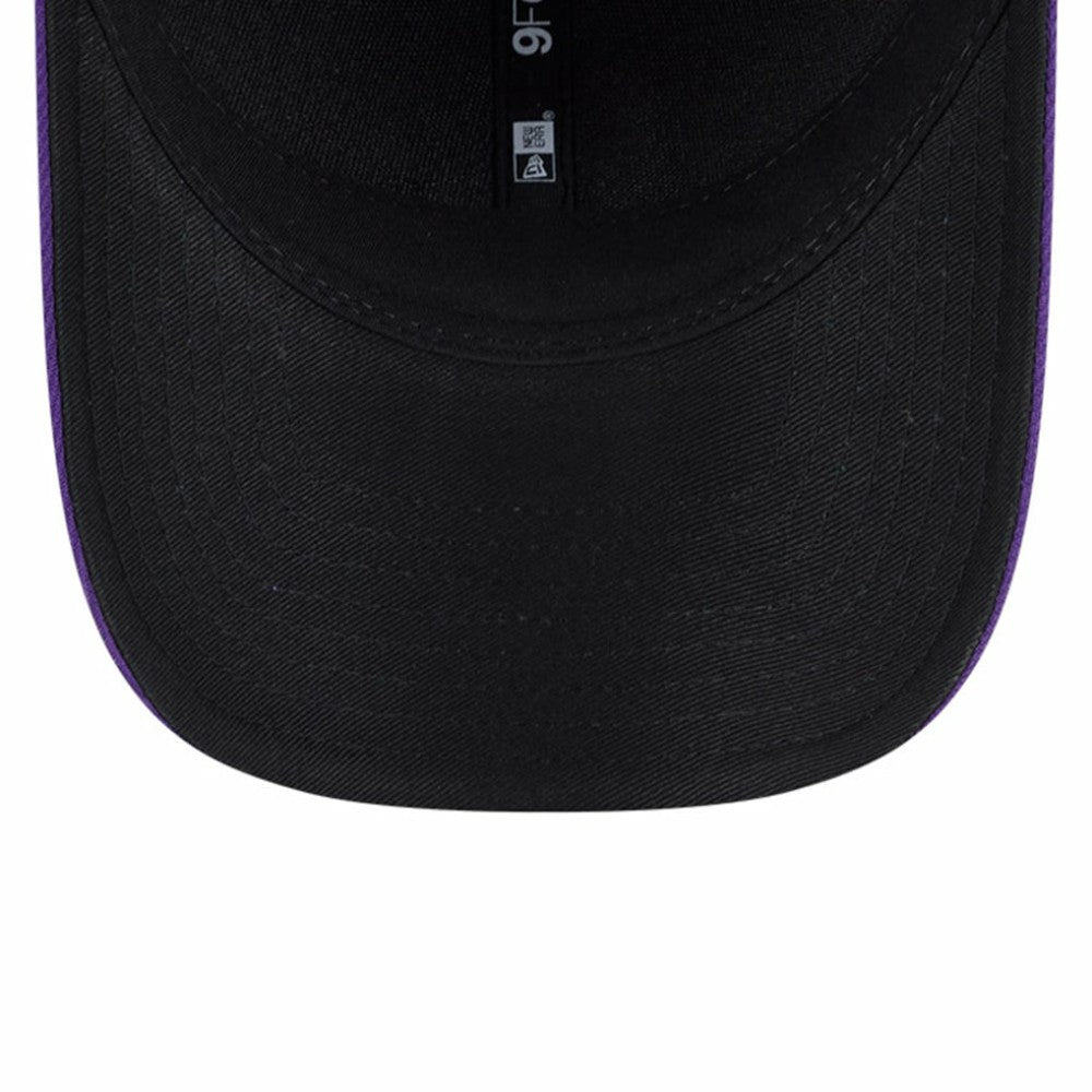 Colorado Rockies New Era Player Replica 9FORTY Adjustable Hat - Black/Purple Hats