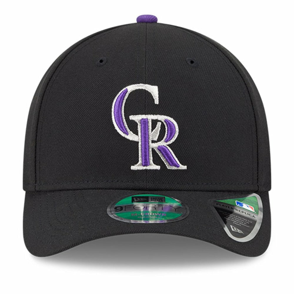 Colorado Rockies New Era Player Replica 9FORTY Adjustable Hat - Black Hats