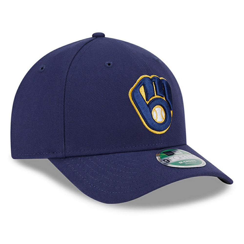 Milwaukee Brewers New Era Player Replica 9FORTY Adjustable Hat - Navy Hats