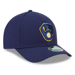 Milwaukee Brewers New Era Player Replica 9FORTY Adjustable Hat - Navy Hats