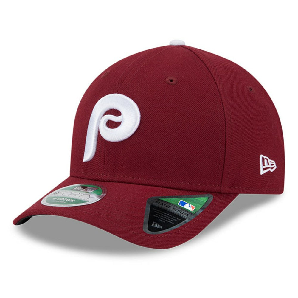 Philadelphia Phillies New Era Player Replica 9FORTY Adjustable Hat - Burgundy Hats