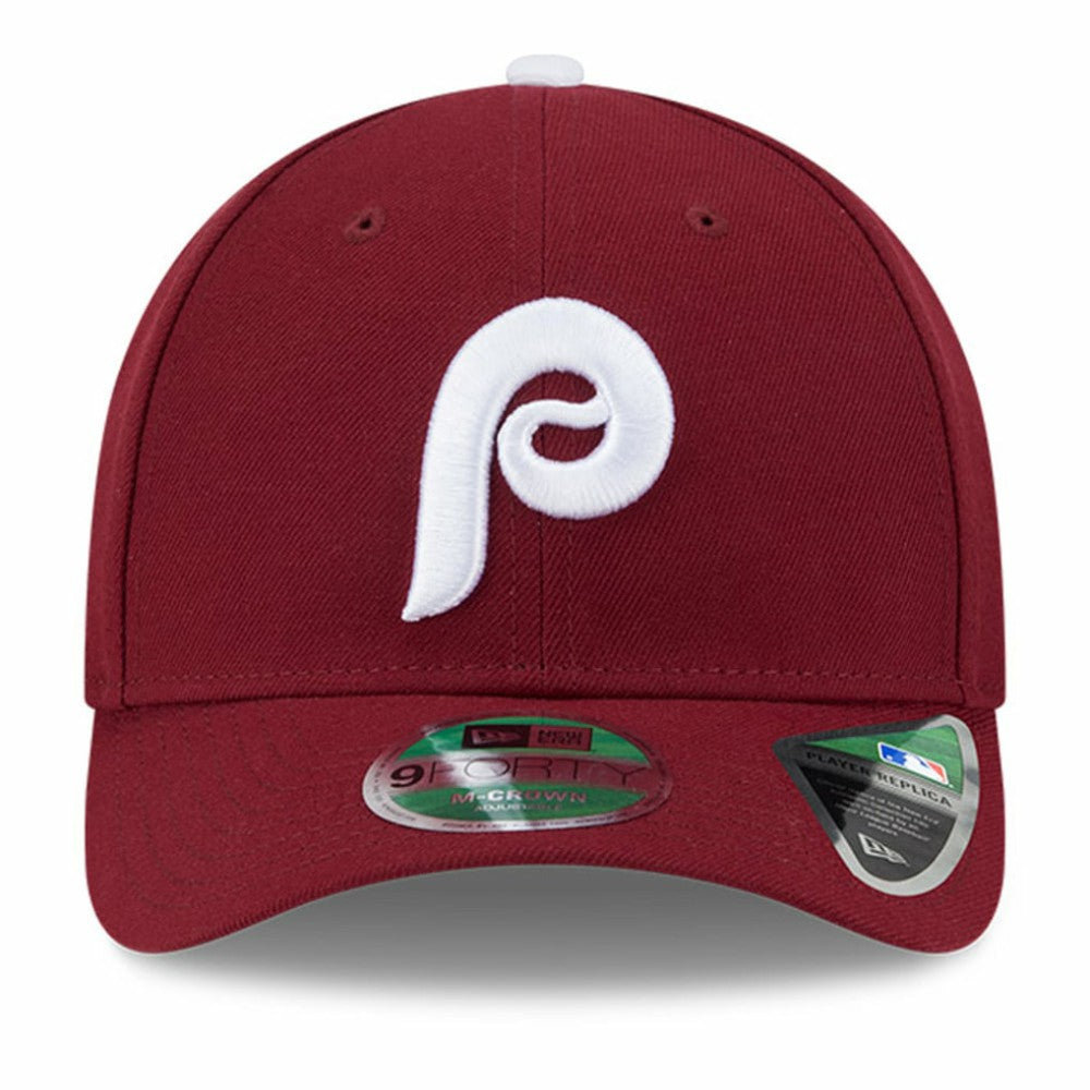 Philadelphia Phillies New Era Player Replica 9FORTY Adjustable Hat - Burgundy Hats