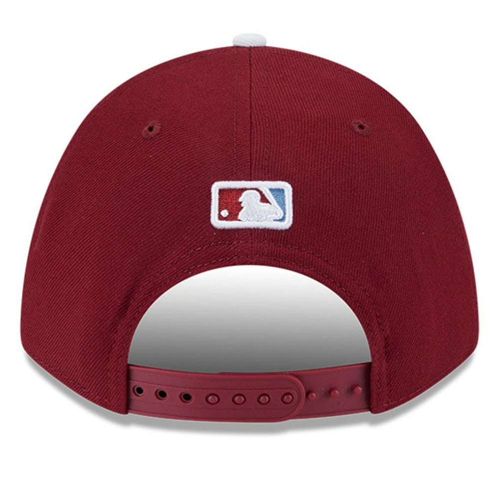 Philadelphia Phillies New Era Player Replica 9FORTY Adjustable Hat - Burgundy Hats