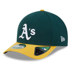 Athletics New Era Player Replica 9FORTY Adjustable Hat - Green/Gold Hats