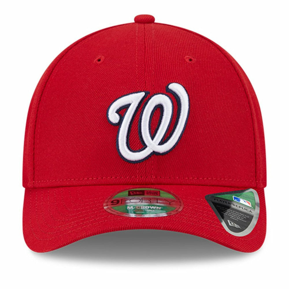 Washington Nationals New Era Player Replica 9FORTY Adjustable Hat - Red Hats