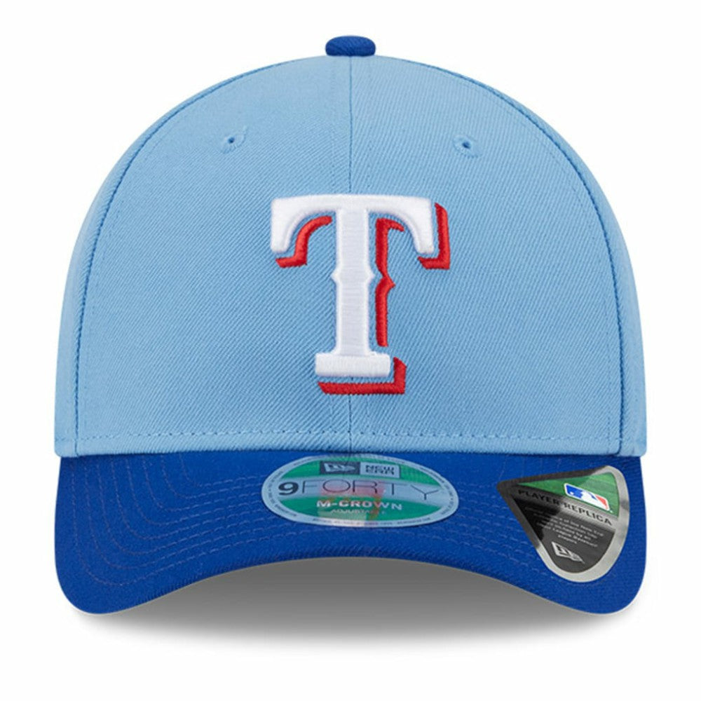 Texas Rangers New Era Player Replica 9FORTY Adjustable Hat - Light Blue Hats